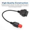 6 Pin OBD2 Adapter Cable, Euro5 6-pin Connector Suitable for
