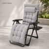 Black Reclining Lounge Chair for Relaxation - Plush Foldable Comfort