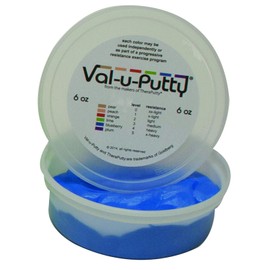 Fabrication Enterprises 10-3934 Val-U-Putty Exercise Putty, Blueberry(Firm), 6 oz.