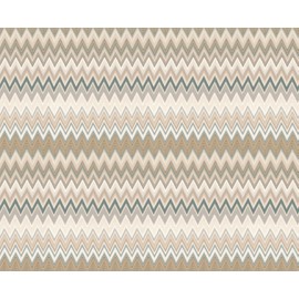 York Wallcoverings Missoni Zig Zag Green Peel and Stick Wallpaper, PSW1642RL