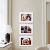 5x7 Wall Hanging Picture Frames, White 3 Opening Collage Photo