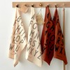 Design Letters Classic Tea Towel (White) - 100% Cotton, Oeko-Tex