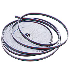 LEDENET 22AWG 5pin 33FT 10m Extension Cable Line Flexible Wire Extension Conductor Cord for 5 Color RGBW LED Strip Lights Wire 3528 5050