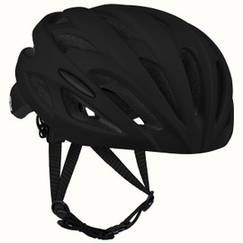 Retrospec Silas Adult Bike Helmet with Light for Men & Women - Lightweight, Comfortable, Matte Black
