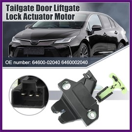FUELHOOD Rear Door Liftgate Tailgate Lock Trunk Latch Actuator for Toyota Corolla 2009-2013 Replace of 64600-02040 6460002040 Luggage Compartment Lock Assembly Premium Fit Design