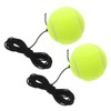 KOMBIUDA Beginner Tennis Practice Ball String Set 2pcs Elastic Rope