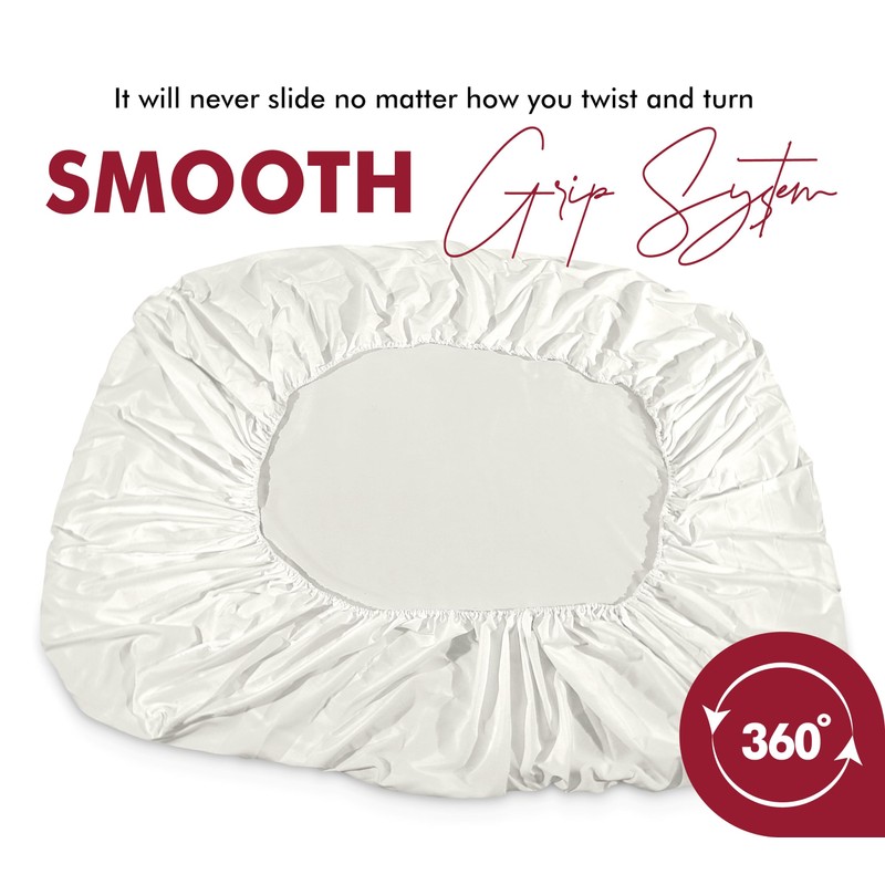Fitted Sheet Extra Deep Pocket 16 inch (40cm) Bedding Soft