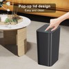 N. NETDOT 3 Pack Small Trash Can with lid, 3
