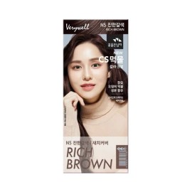꽃을든남자 먹물 N5 진한갈색 새치 헤어스타일링 헤어 염모제 염색약