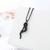 XSMZB Cremation Jewelry Snake Urn Necklace for Ashes Stainless Steel