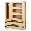 Jitner NEW! Storage Bag Organizer with Foil and Plastic Wrap