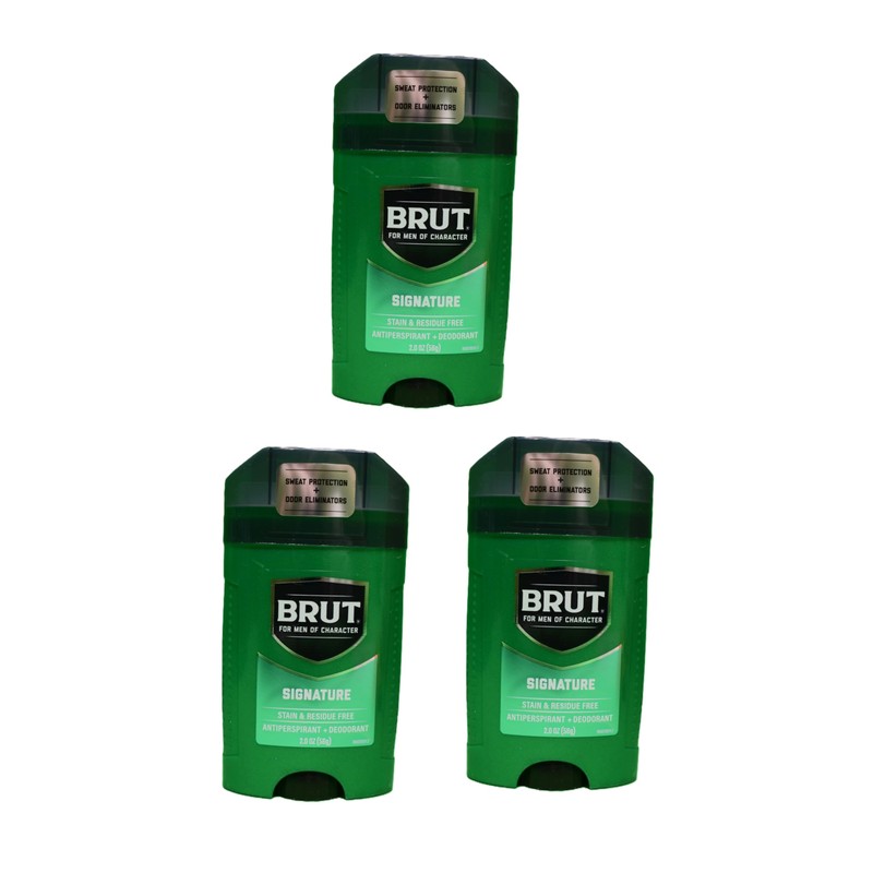 BRUT Anti-Perspirant Deodorant Stick Classic Scent 2 oz (Pack of