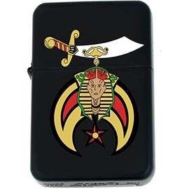 Mason / Masonic Freemason Wind Proof Oil Lighter (Shriner)