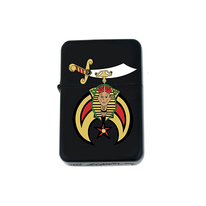 Mason / Masonic Freemason Wind Proof Oil Lighter (Shriner)