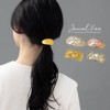 JewelVOX Hair Accessories, Square, Oval Watermark, Pony Hook (Square, White)