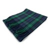 Tartan Travel Knee Throw Blanket 100% New Wool 172cm x
