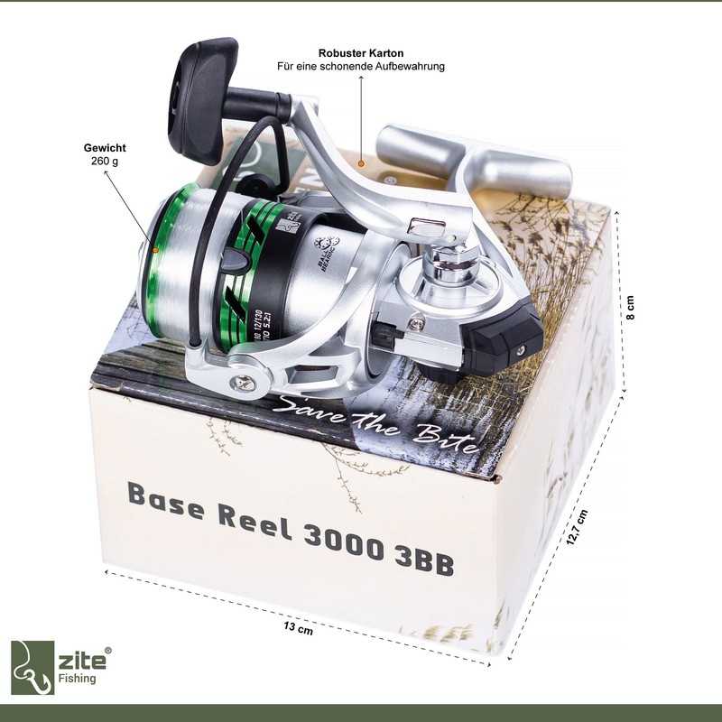 Zite Fishing Reel with Line Spool - Trout Reel Spinning