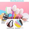 Colourful Paint Mixing Brush Set, Colourful Craft Ink Brushes, Ink