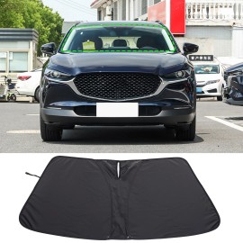Unbranded Foldable Front Window Protector Car Windshield Sun Shade for Mazda CX-30 20+ US