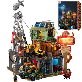 Brixelion Doomsday Building Set, Modular Building Blocks with Lighting, Car, Minifigures Building Bricks Set - 2043PCS Architecture Toy Model Kits Gifts Collection Display for Adults Teens