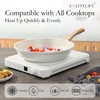 ESLITE LIFE Nonstick Ceramic Frying Pans Skillets Set with Lids,