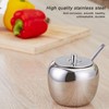 Stainless Steel Sugar Jar Seasoning Jar Spice Container with Lid