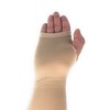 Compression Arm Sleeve with Gauntlet, Lymphedema Post-Op Support, Large (No