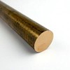 360 Brass Round Bar, Unpolished (Mill) Finish, H02 Temper, ASTM