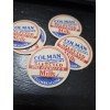 paper Vintage Lot of 5 Milk Caps Colman Dairy Colman