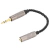 3.5 Male to 2.5 Female Adapter Portable Silver Plated Copper