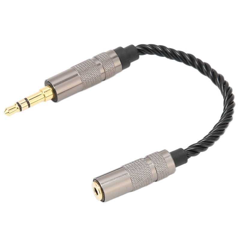 3.5 Male to 2.5 Female Adapter Portable Silver Plated Copper