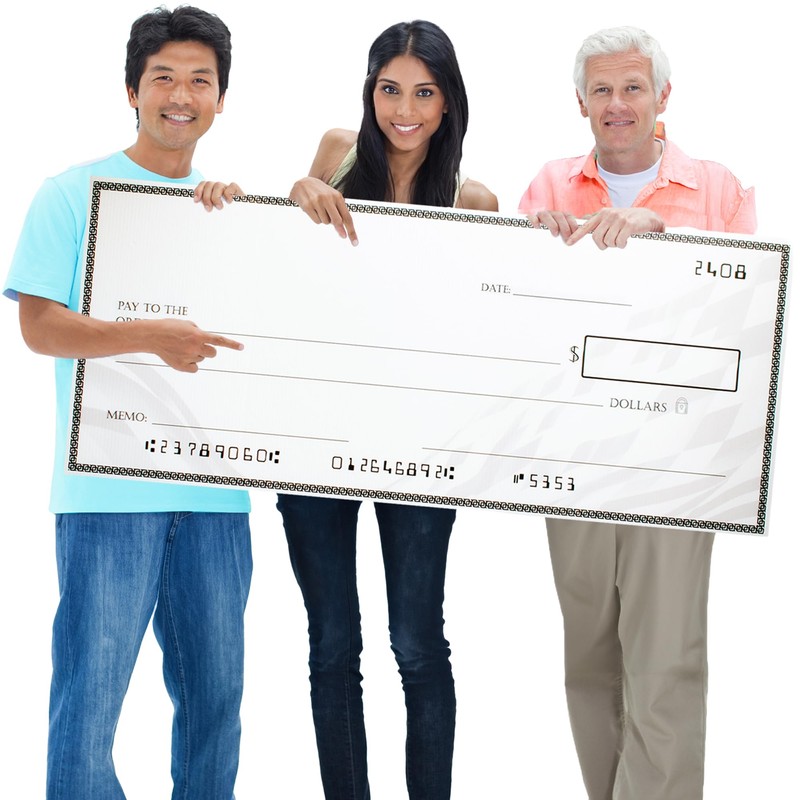 Giant Check (96,5 x 40,6 cm) - Gran premio de
