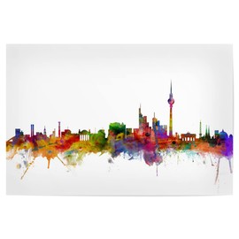 artboxONE Poster 30 x 20 cm Berlin Cities Berlin Germany Watercolour Picture Berlin City Germany