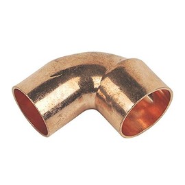 Endfeed 15mm Copper 90 Degree Street Fitting Elbow Bend End Feed - Packs of 25