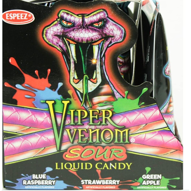 PKM CANDIES - 3 Pack Assorted Viper Venom Sour Squeeze