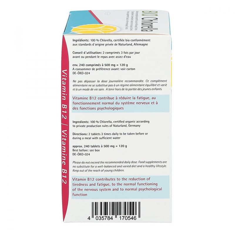 GSE Chlorella Pellets, 240 Tablets, Nutrient-Rich Micro Algae, Rich in