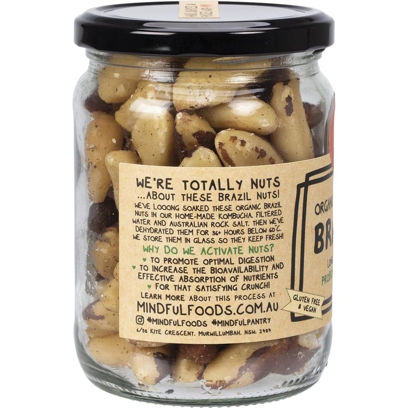 Mindful Foods Organic & Activated Brazil Nuts 325 g