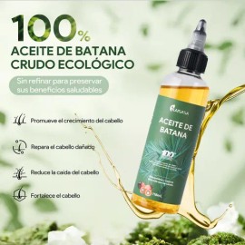 Aceite KAISASA de Batana para Crecimiento del Cabello, Piel y Cuero Cabelludo 118 mL                                                                  