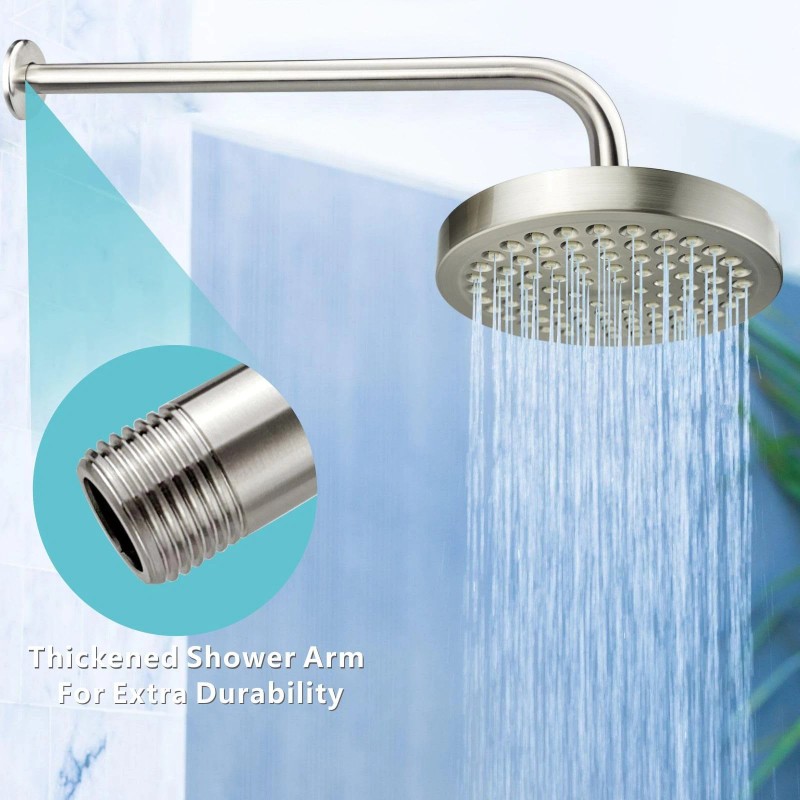 Nuodan Shower Arm with Flange, 24 Inches Wall Mount Replacement