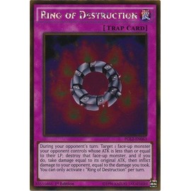 YU-GI-OH! - Ring of Destruction (PGL2-EN063) - Premium Gold: Return of The Bling - 1st Edition - Gold Rare
