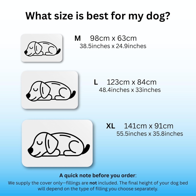 UK Pet Beds Heavy Duty Waterproof Dog Mattress Pet Bed