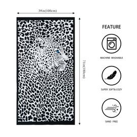 Battilo Microfiber Beach Towel - Extra Large 71x39 Inch - Quick Dry, Sand-Resistant, Ultra Soft - Lightweight Travel Towel for Beach, Pool, Yoga, Travel, Camping, Picnic - Vibrant Printed Designs