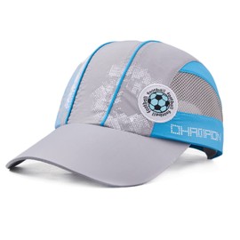 Quick-Dry Kids Baseball Cap 3-8 Years Girls Boys Summer Mesh Cool Hat Anti UV Sun Protection Hat Adjustable Peaked Snapback Cap Trucker Hat Sports Sun Visor Cap for Outdoor Running Hiking Cycling