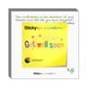 Sticky-inspirations Inspirational Sticky Notes (Get Well Soon)