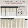 Cream Blackout Curtains & Drapes 96 Inches Long 2 Panels