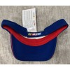 NASCAR RACING VISOR-ROYAL BLUE-ADJUSTABL