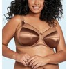 GODDESS Women's Plus Size Keira Underwire Banded Bra, Cinnamon, 42O