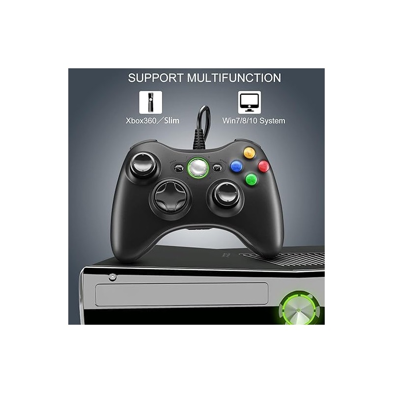 Gezimetie Wired Controller for 360, PC Game Controller for 360