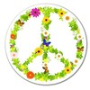Peace Sign Nature Vinyl Sticker - Car Window Bumper Laptop - Select Size