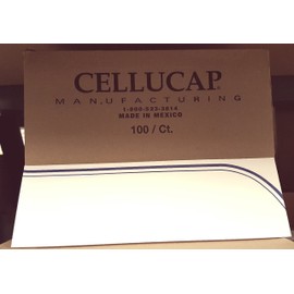 Disposable Overseas Hat with Blue Stripe, Box of 100